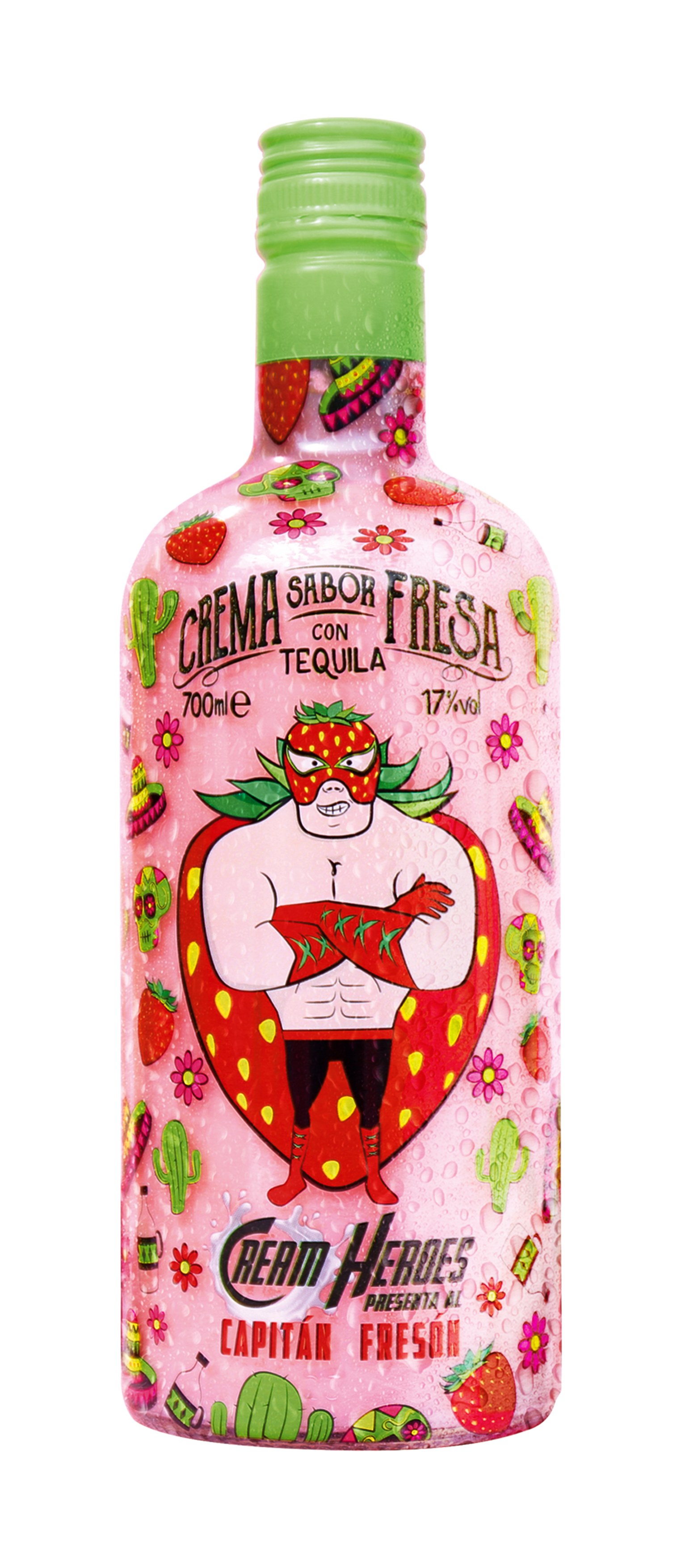 Cream Heroes Tequila Erdbeer Likör mit Sahne 17.0% 0,7l