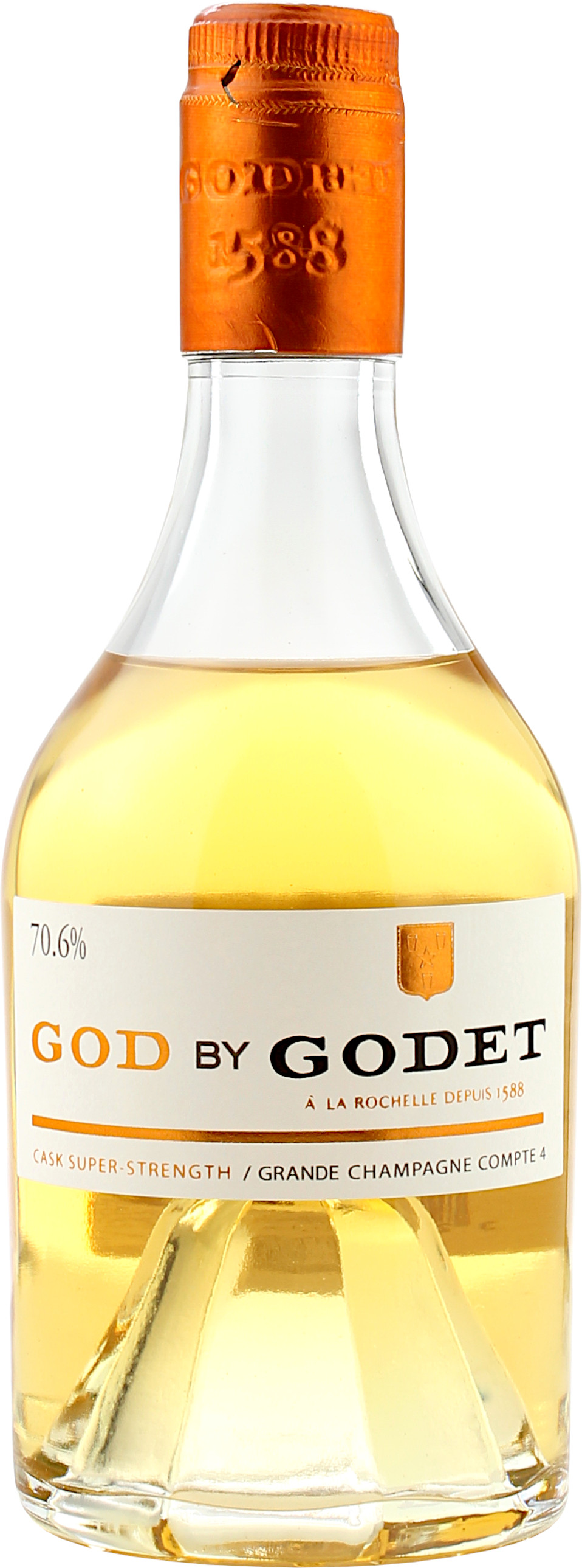 Godet Cognac God by Godet Cask Super-Strength 70.6% 0,35l