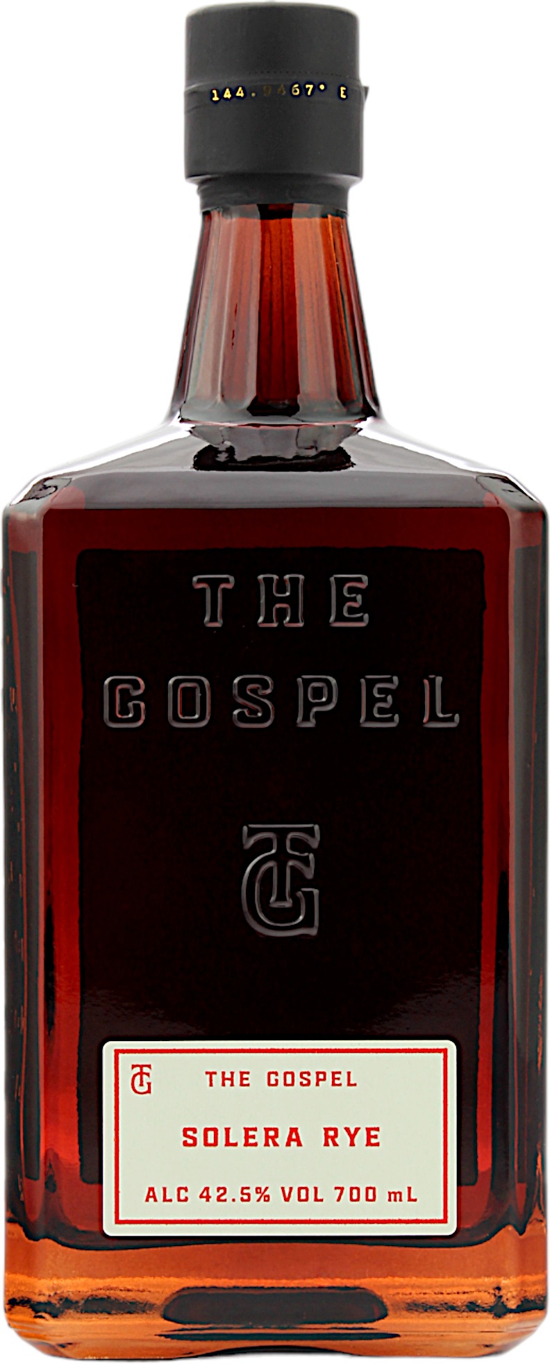 The Gospel 100 % Australian Solera Rye 42.5% 0,7l The Gospel 100 % Australian Solera Rye 42.5% 0,7l