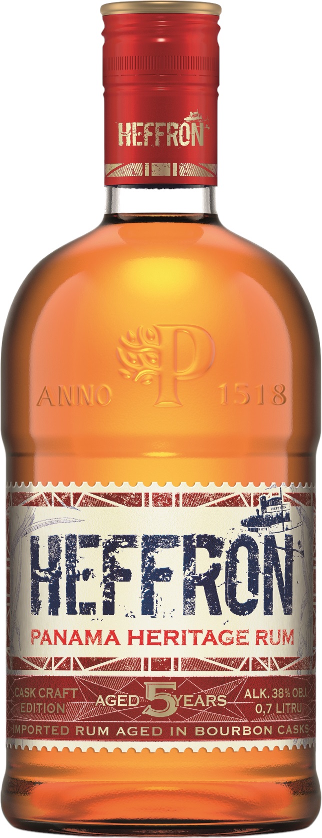 Heffron 5 Jahre Heritage Panama Rum 38.0% 0,7l