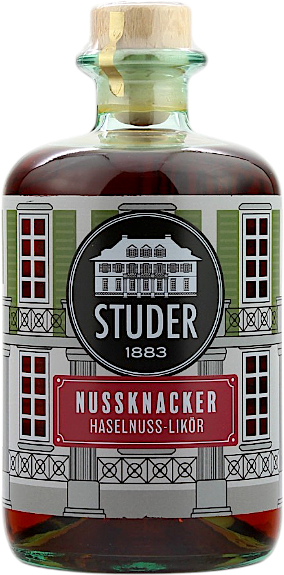 Studer Nussknacker Haselnuss-Likör 28.0% 0,5l Studer Nussknacker Haselnuss-Likör 28.0% 0,5l