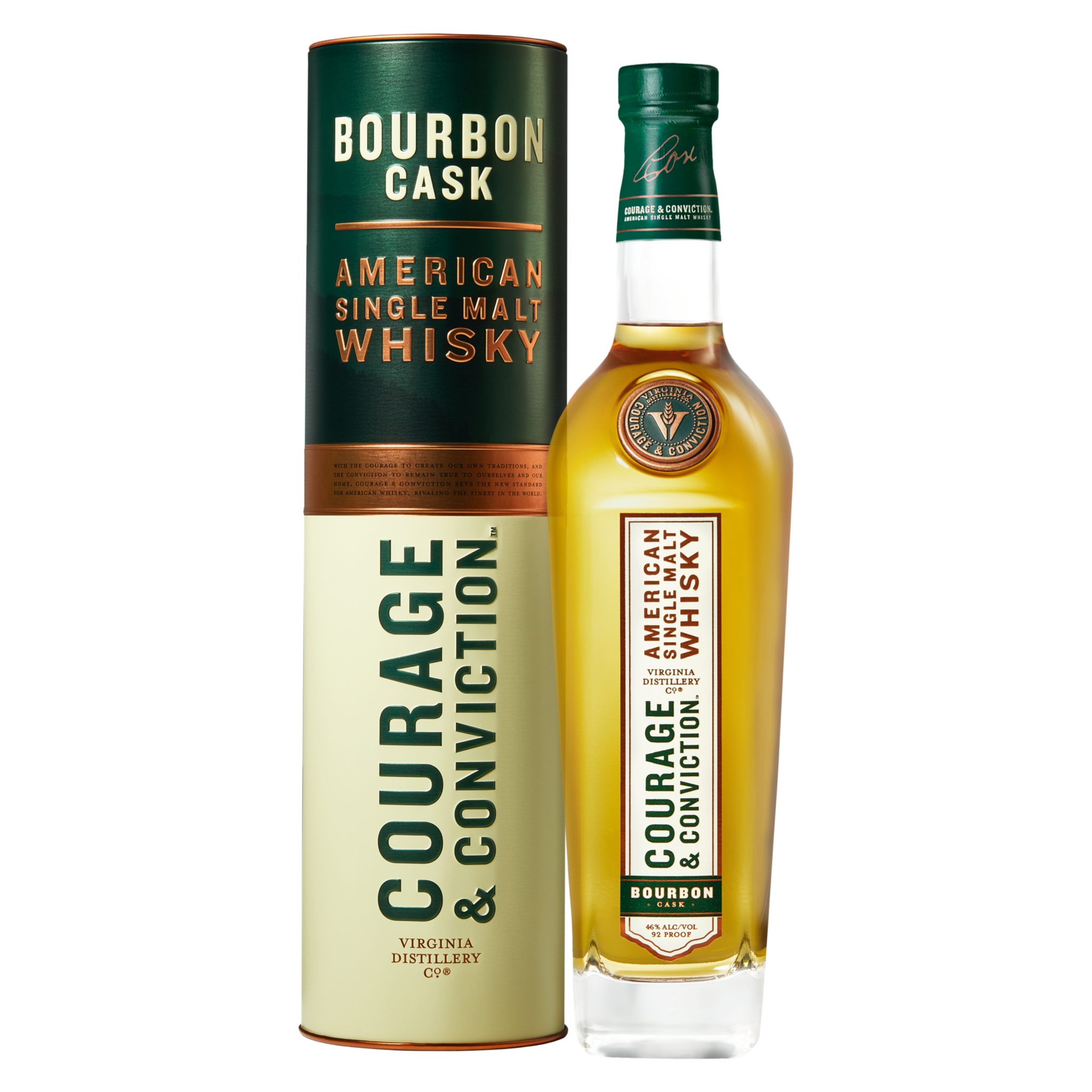 Courage & Conviction American Single Malt Bourbon Cask 46% 0,7l