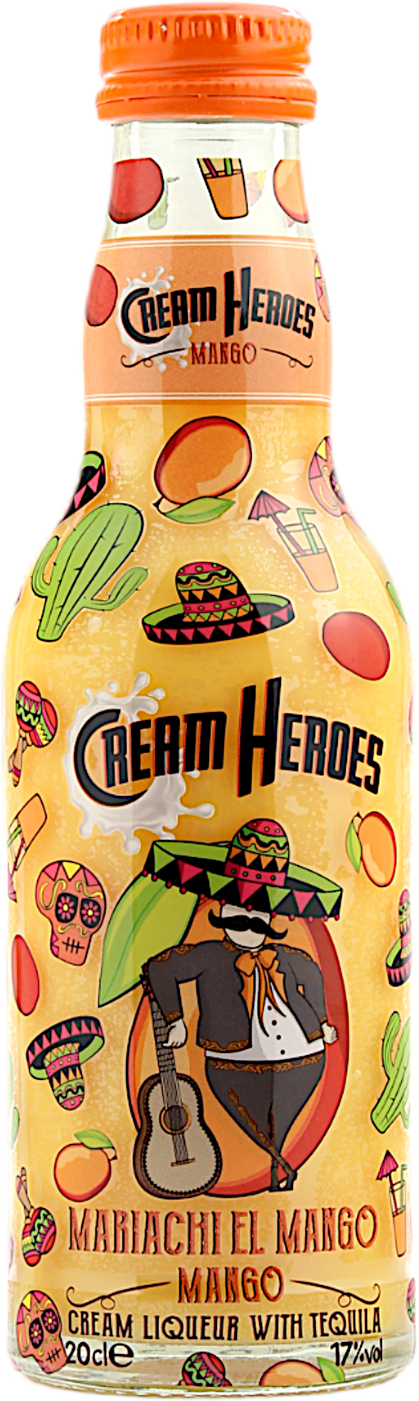 Cream Heroes Tequila Mango Likör mit Sahne 17.0% 200ml