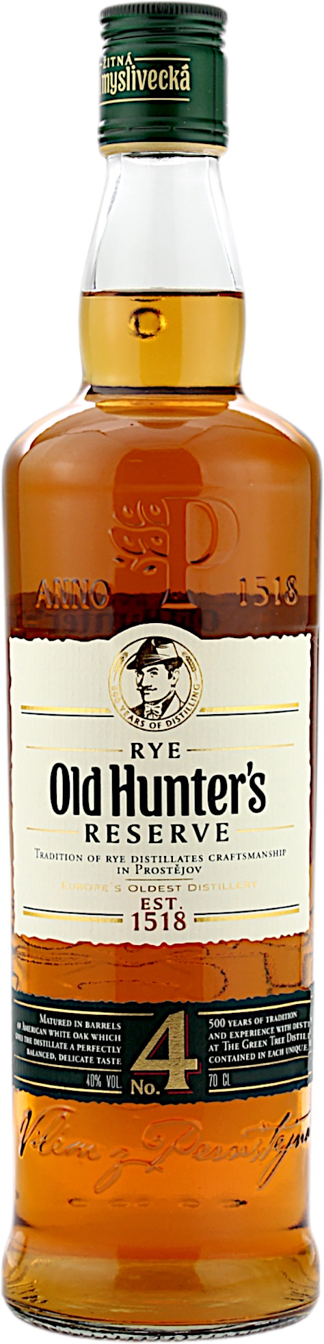 Old Hunter's Rye Reserve No. 4 40.0% 0,7l 